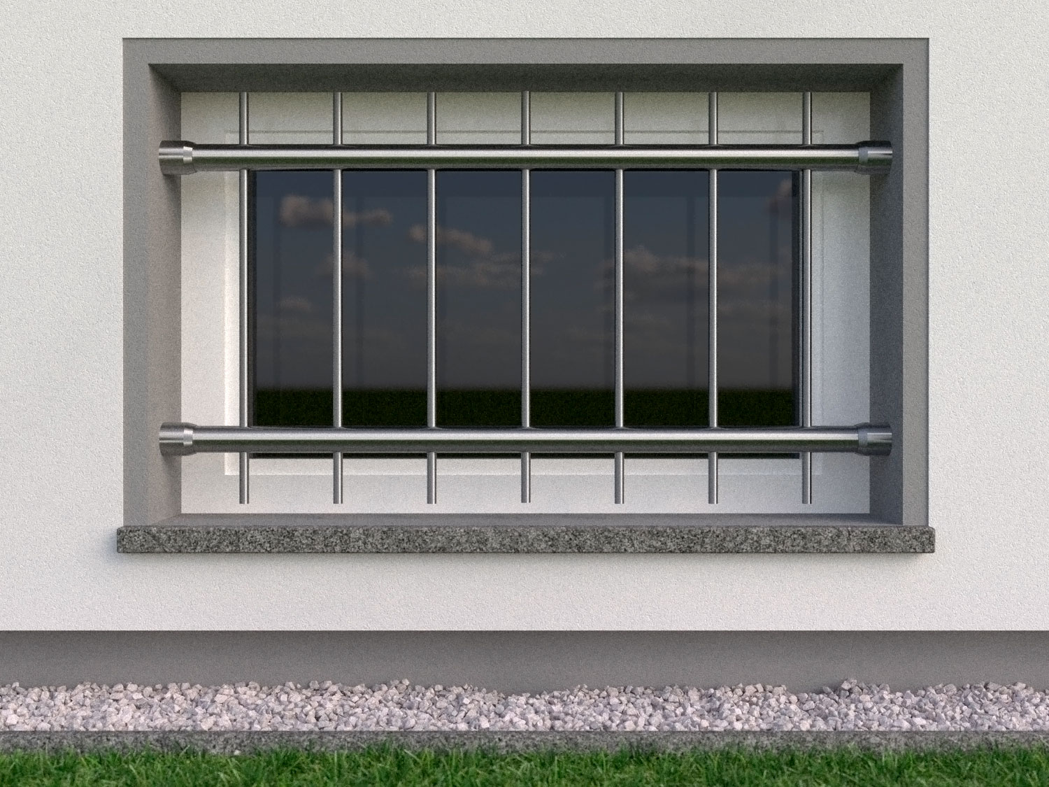 Enbruchhemmende Gitter für mehr Fenstersicherung